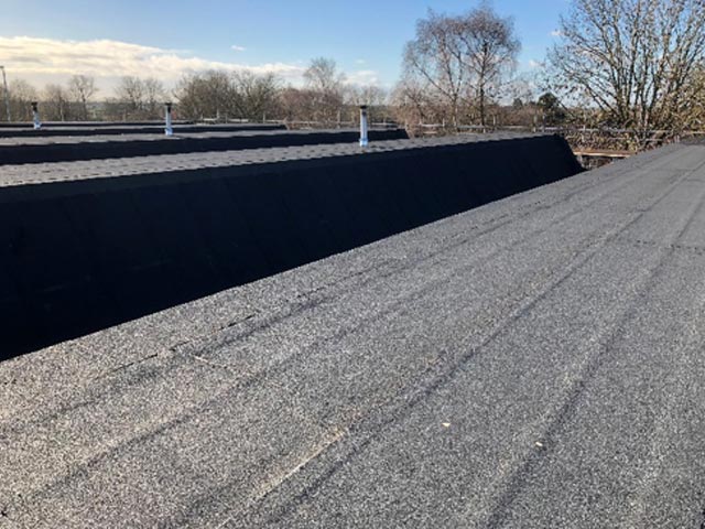 Brine Leas Academy, Nantwich after roofing works by K Pendlebury & Sons