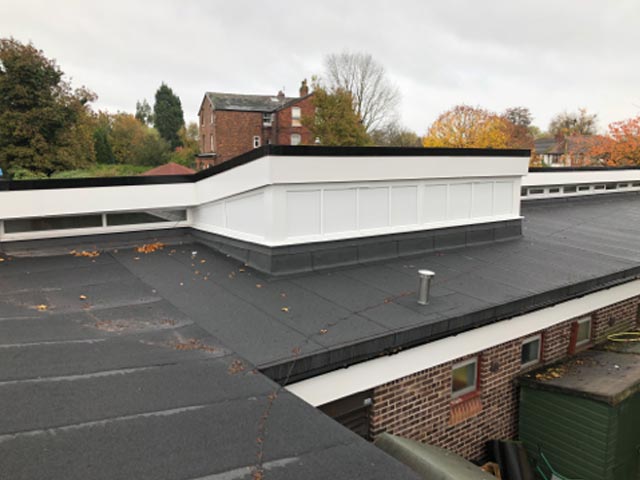 St. Anne's Primary School, Sale after roofing works by K Pendlebury & Sons