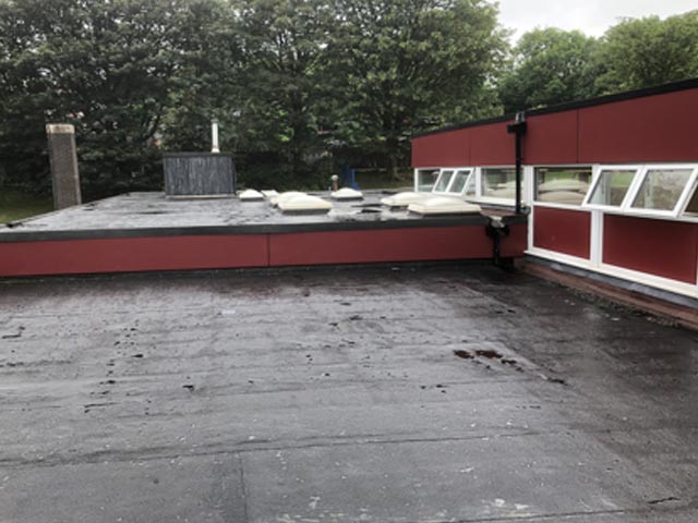 Alice Ingham Primary School, Rochdale before roofing works